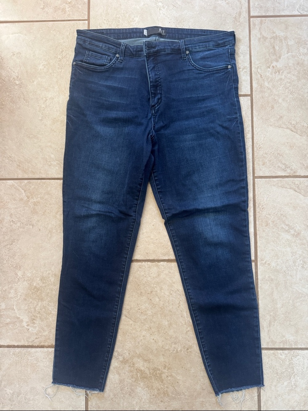 Kut from the Kloth Men's Skinny Jeans in Dark Blue